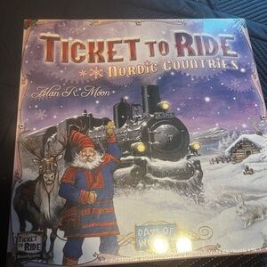 Days of Wonder Ticket to Ride Nordic Countries Board Game - Purple and White